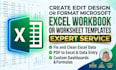 create edit design format microsoft excel workbook worksheet templates maker