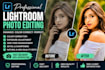 professionally edit photos in adobe lightroom