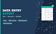 do excel data entry and PDF conversion