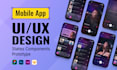 design ios android mobile app UI UX in figma