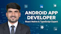 create a cross platform android app using react native