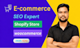 do ecommerce SEO for shopify woocommerce wordpress and gmc
