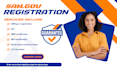 handle sam gov registration, ein,mbe, 8a, for government contract setup