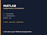 solve your matlab assignments and simulations