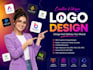 do creative unique trendy logo design and redesign