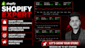 redesign or develop a sales optimized shopify store