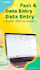 do fast and accurate data entry in excel, google sheets and PDF to excel
