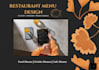 design a professional restaurant, cafe and cocktail menu
