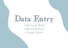 transfer data from a photo or PDF into a document