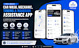 build car wash mechanic towing roadside assistance app