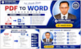 convert PDF to editable word with accurate formatting