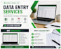 do accurate data entry,excel ,pdfconversion