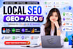 do local SEO GEO aeo optimization for google and ai search