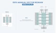 manually redraw computer science diagrams and flowcharts line art