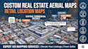 create real estate aerial custom retail location map