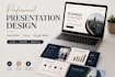 design professional canva presentations and powerpoint slides