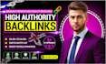 build white hat high authority SEO backlinks