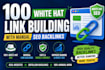 white hat link building with manual SEO backlinks