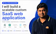 build a scalable custom saas web application