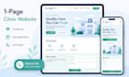 design a one page website for your clinic or practice