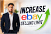 help increase your ebay account selling limit