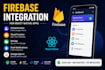 integrate firebase services into your react native app