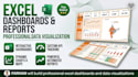 create a professional excel dashboard with charts, kpis, and reports