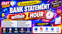 income statement with bank reconciliation