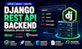 develop django rest api backend for your saas or web app
