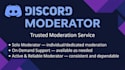 setup discord server with custom bot, banner and moderator