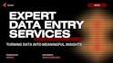 be your expert virtual assistant for data entry