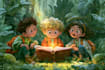create children picture book illustration and book cover