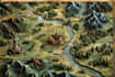 illustrate medieval fantasy and sci fi maps