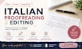 proofread and edit your italian texts professionally