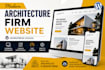 design a modern wordpress website for architecture firms