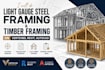 do light guage steel framing, timber framing on vertexbd, revit, autocad