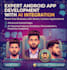 website development as full stack developer, java backend developer