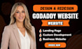design godaddy website redesign godaddy website design develop godaddy