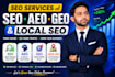 optimize website onpage, GEO, aeo, local, offpage and ai SEO optimization