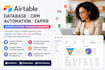create airtable database, airtable crm, airtable automation, airtable zapier