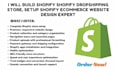 build shopify dropshipping beauty cosmetic fitness clothing fashion store design