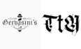 make unique blackletter old english font logo design