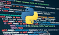 do your python code