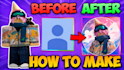 create your roblox game avatar into a custom profile picture