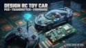 design rc toy car pcb, remote controller, transmitter and embedded firmware