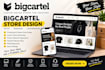 design and customize your big cartel store