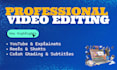 do creative work in video editing