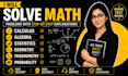 solve calculus, algebra, statistics, geometry and trigonometry problems