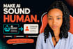 humanize ai content, rewrite ai text, ai content humanizer, ai content editing