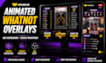 design animated whatnot overlays transitions and obs scoreboards
